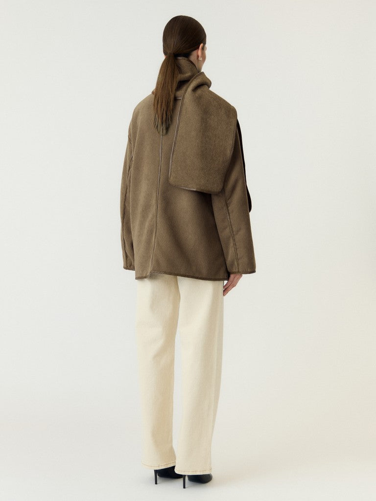 YASOSANA LS REVERSIBLE SCARF JACKET