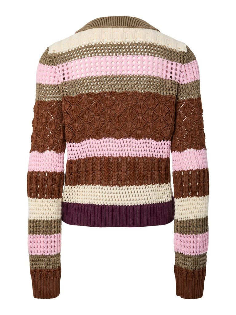YASKALA LS SHORT KNIT PULLOVER
