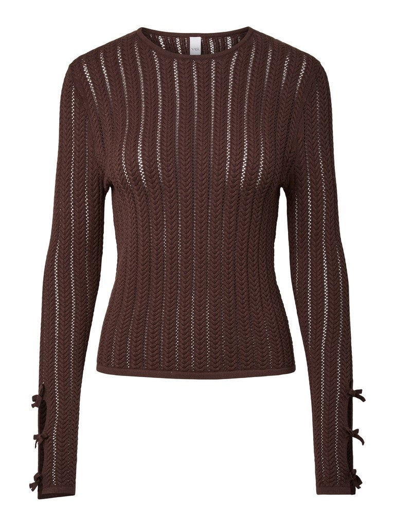 YAS NORLA LS KNIT PULLOVER