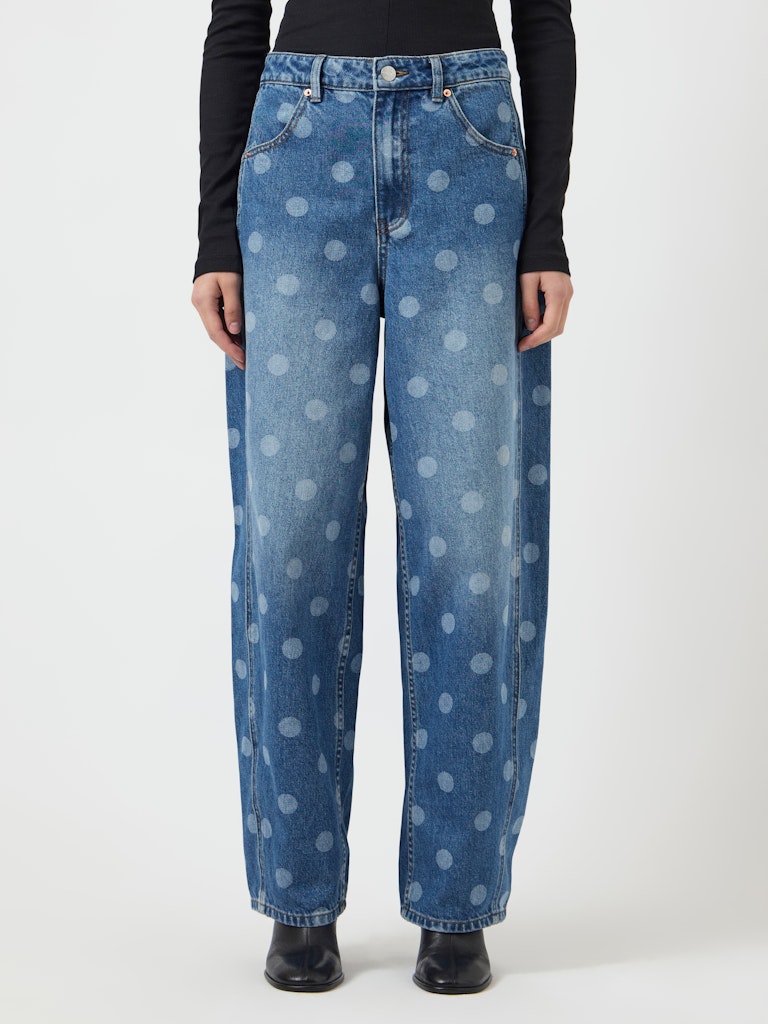 YAS LUA HW BARREL ANKLE JEANS