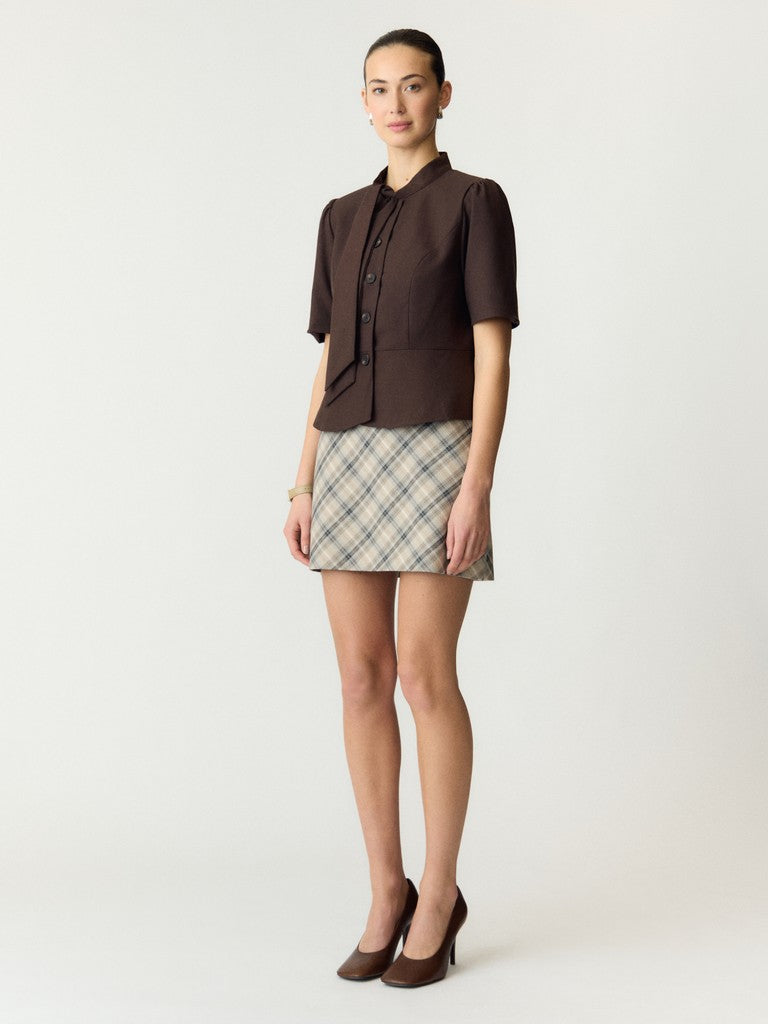 YAS RIU 2/4 SCARF BLAZER