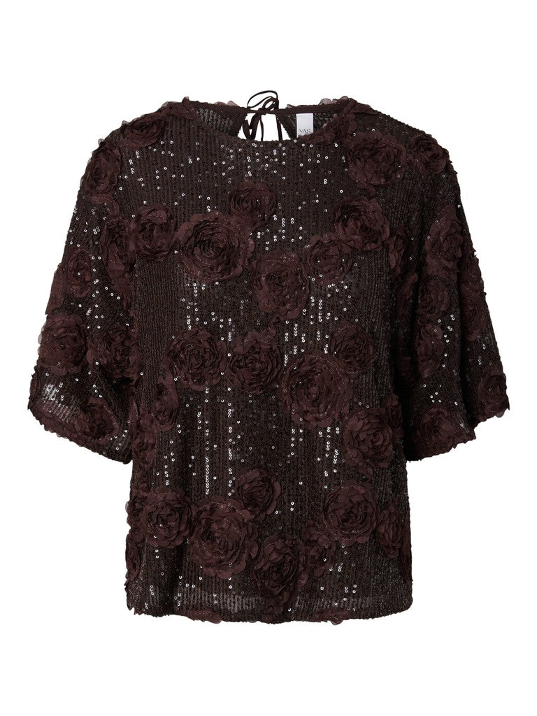 YAS ELYSIA 2/4 SEQUIN TOP