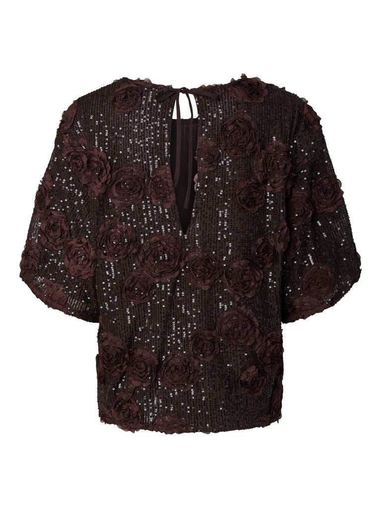 YAS ELYSIA 2/4 SEQUIN TOP