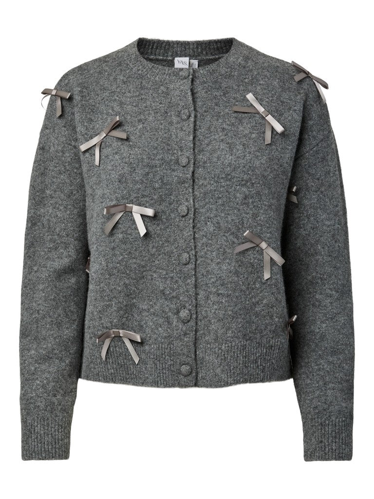 YAS FRILO LS BOW KNIT CARDIGAN