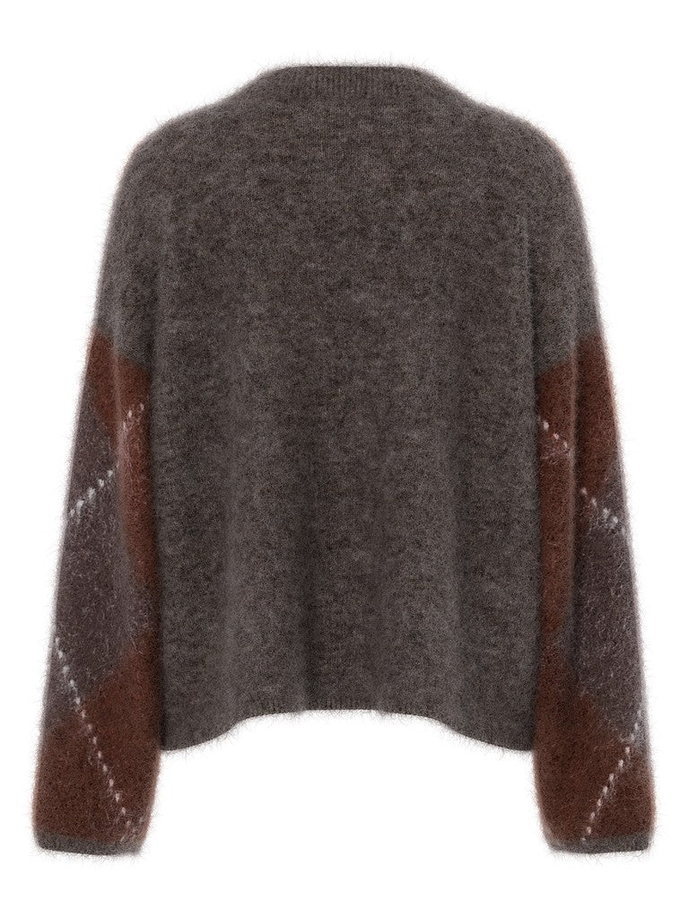 YASARGY LS MOHAIR BLEND KNIT PULLOVER S.
