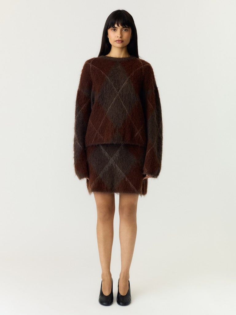 YAS ARGY LS MOHAIR BLEND KNIT