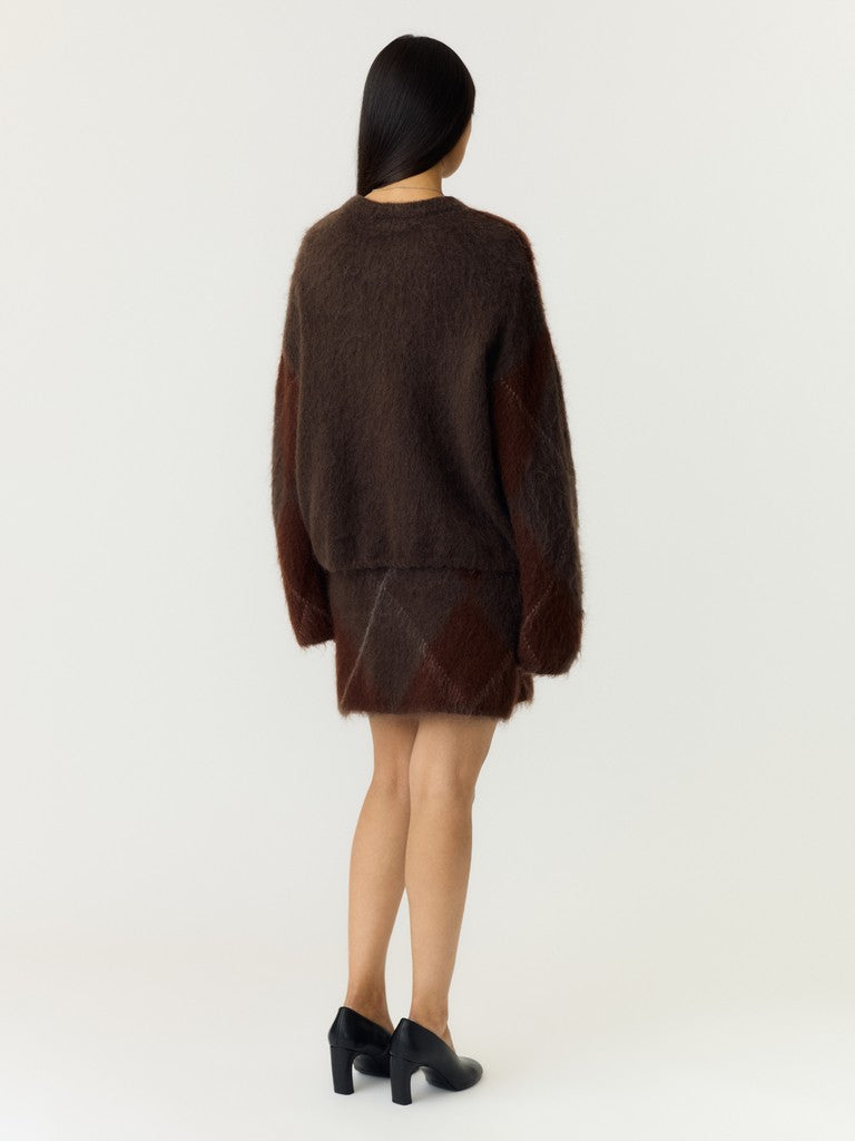 YASARGY LS MOHAIR BLEND KNIT PULLOVER S.