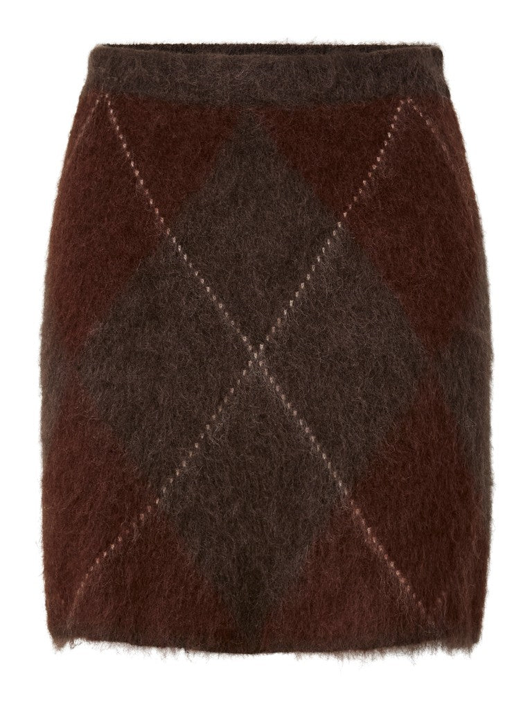 YASARGY HW MOHAIR BLEND KNIT SKIRT S.
