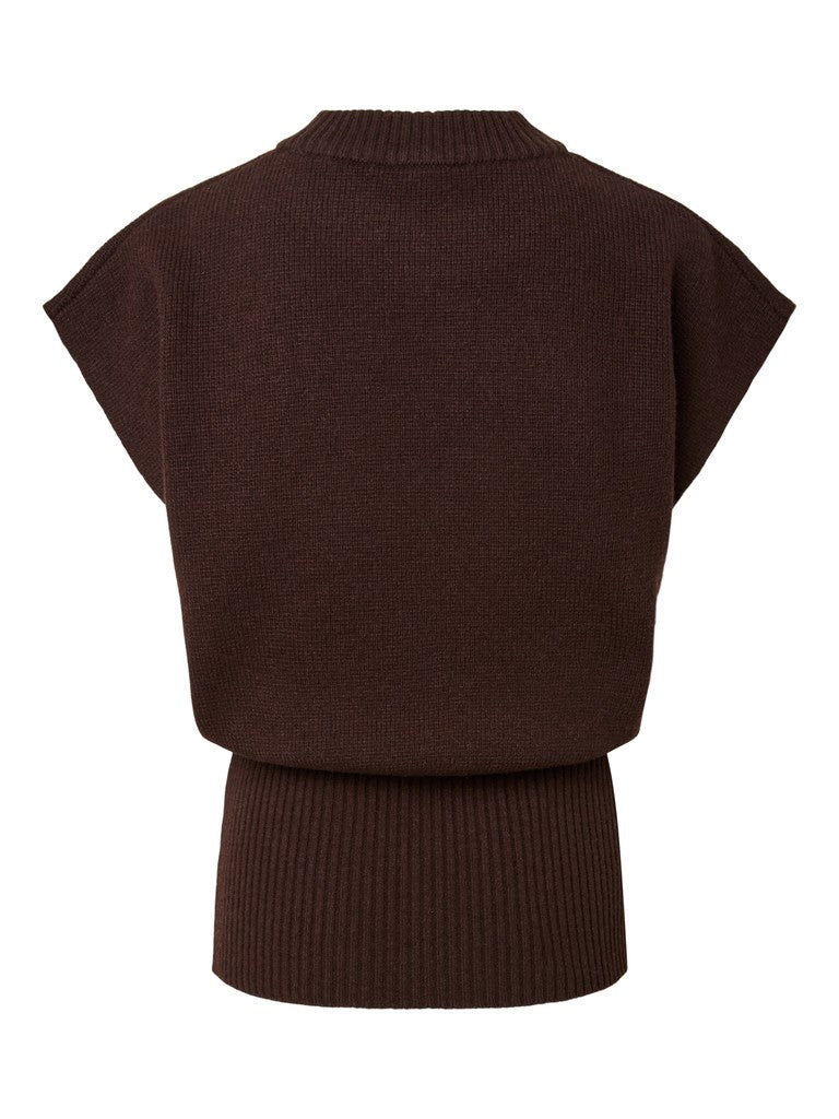 YAS ESLI SL WOOL BLEND KNIT VEST