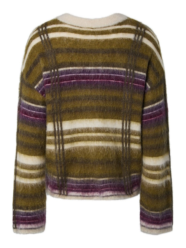 YAS CHEA LS MOHAIR BLEND KNIT PULLOVER