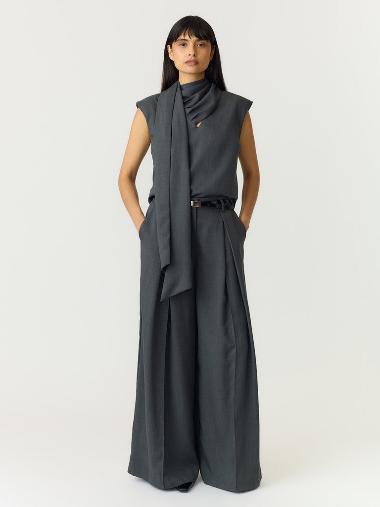 YASELURA HW WIDE PANT S.
