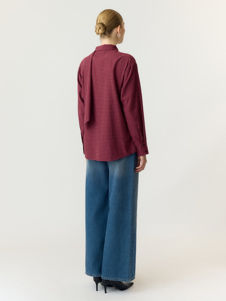 YAS MARGO LS CHECK SHIRT
