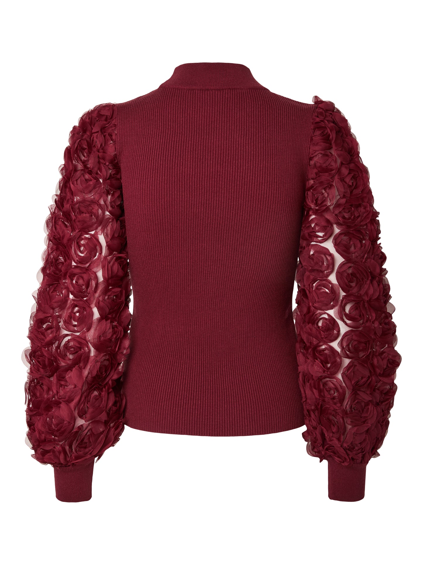 YAS RUNELLA LS HIGH NECK KNIT PULLOVER