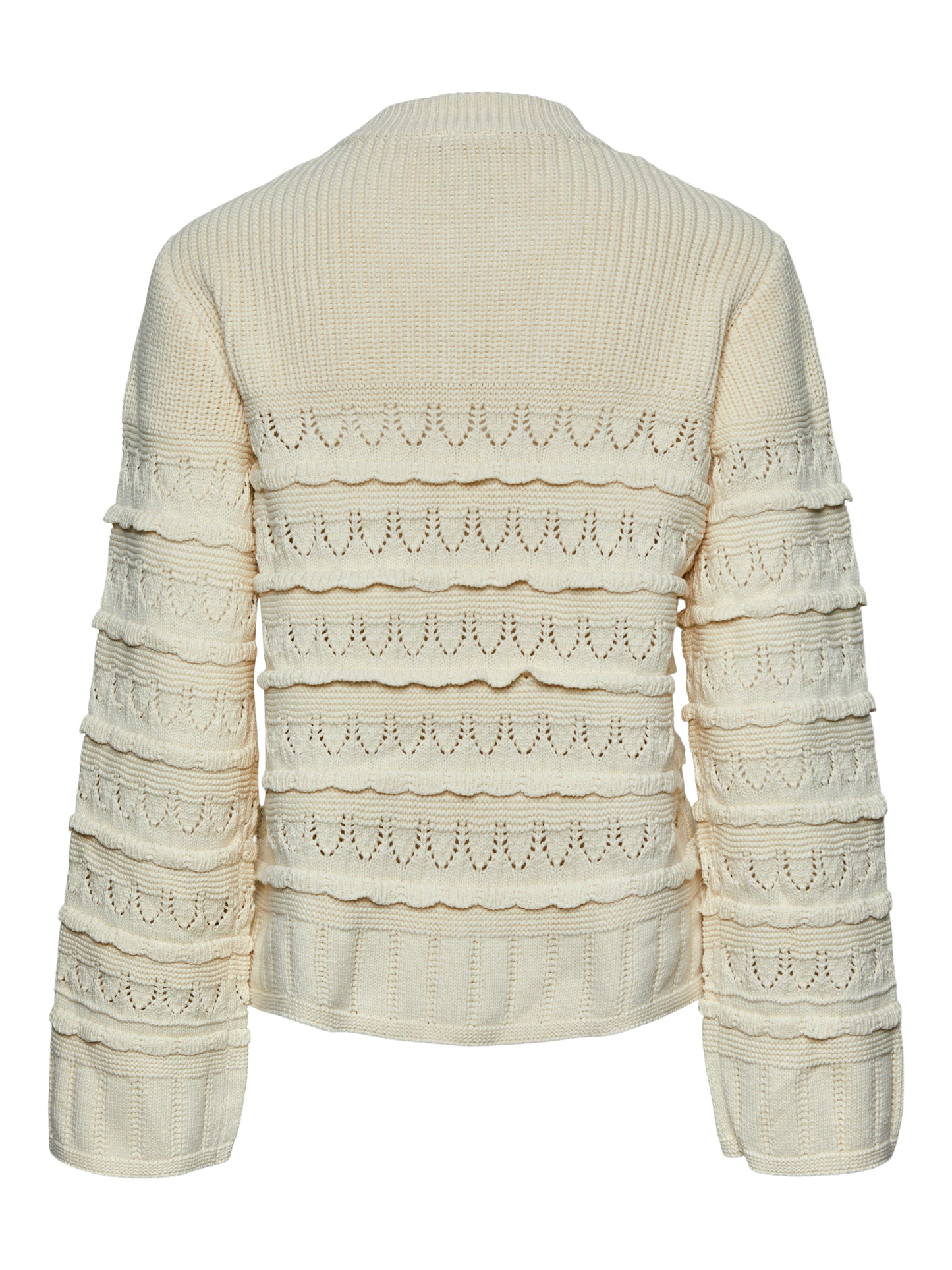 YAS TIMU LS KNIT PULLOVER | BEIGE