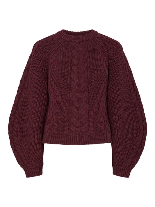 YAS NANSA LS KNIT PULLOVER