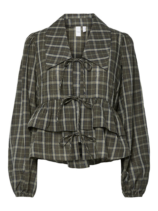 YAS CINNA LS TIE TOP