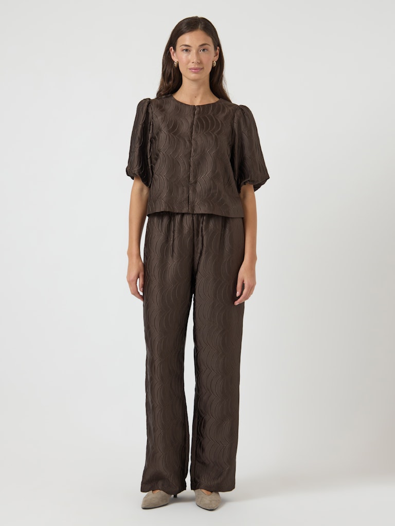 YAS LIMO HMW REGULAR PANT | CHOCOLATE BROWN