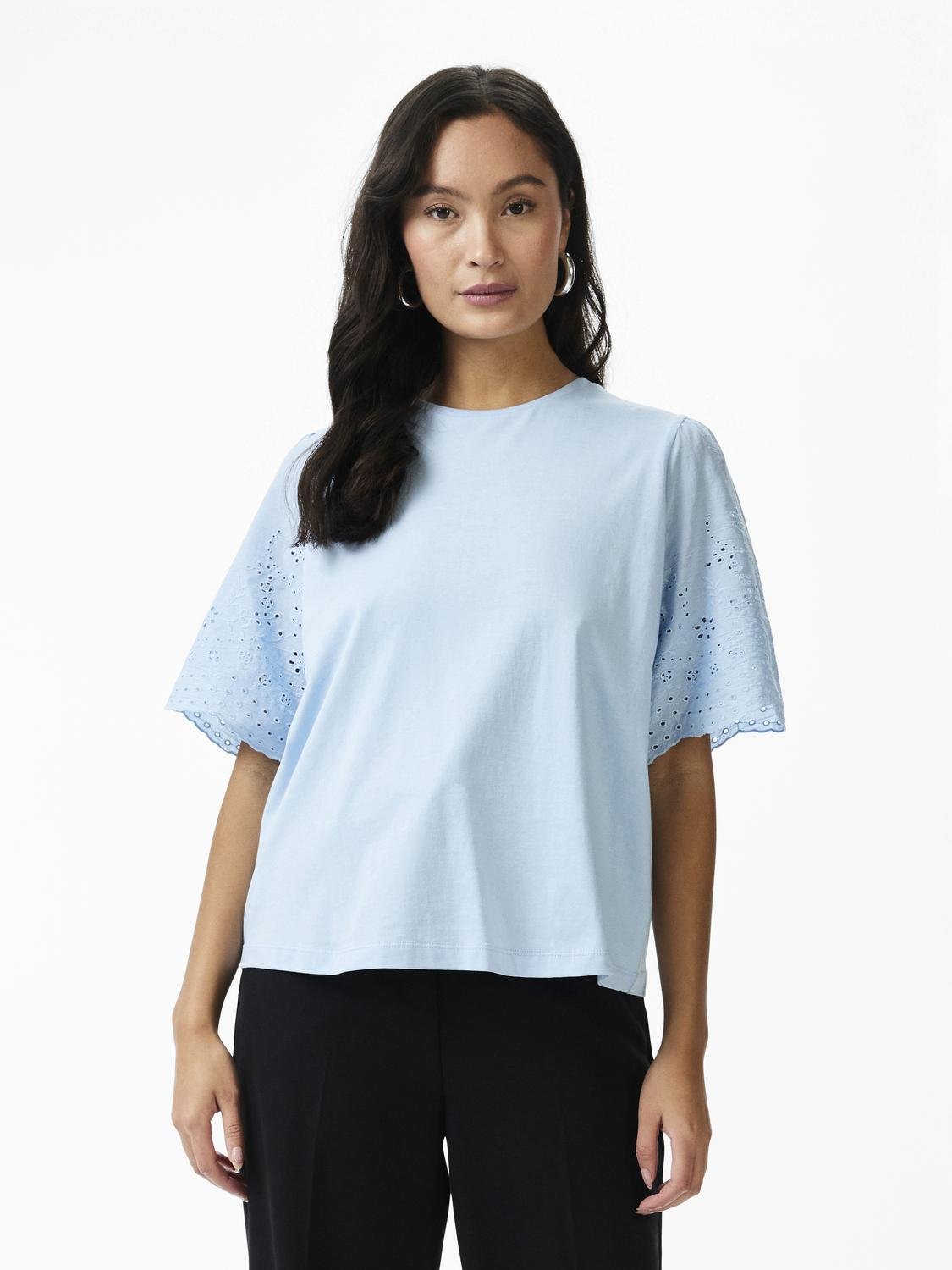 YAS LEX SS TOP | BLAUW
