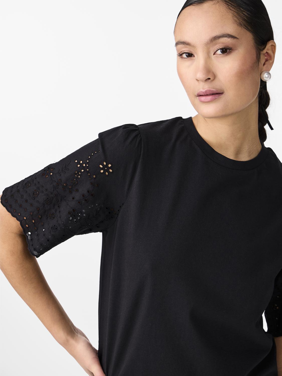 YAS LEX SS TOP | ZWART