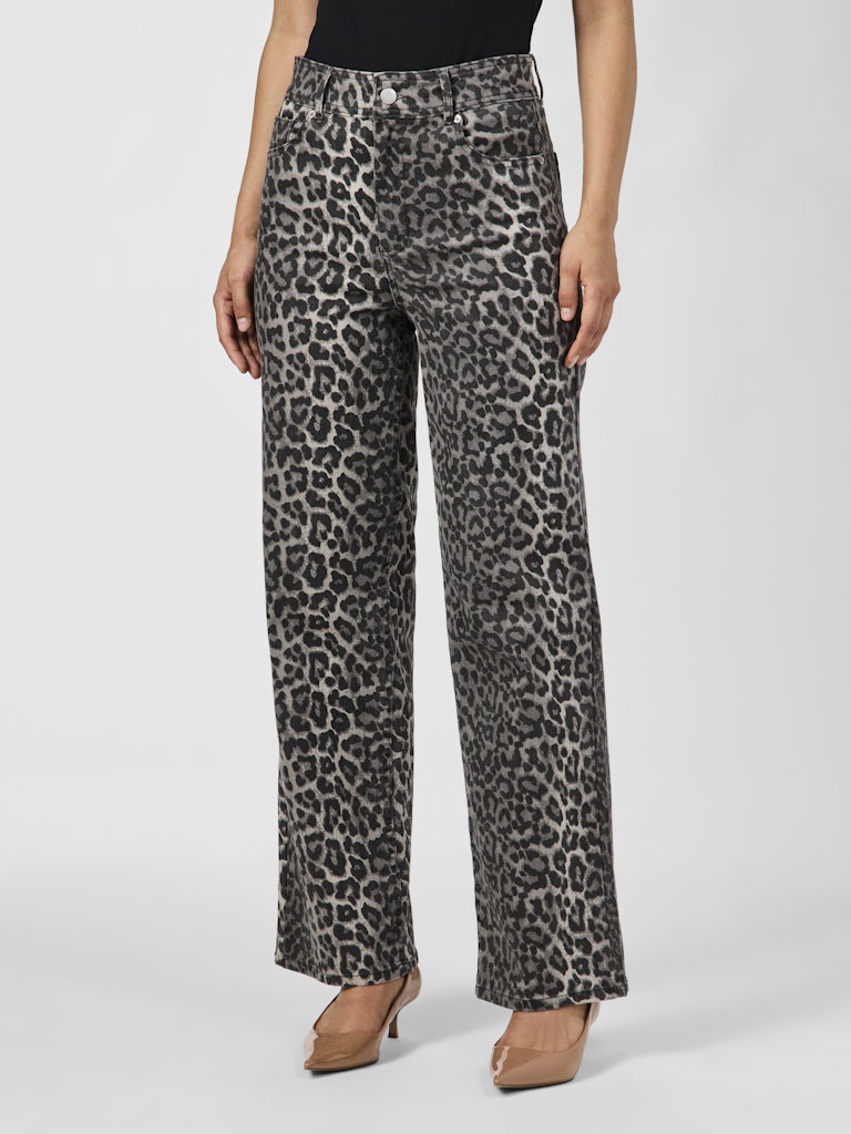 YAS LEONORA HW DENIM JEANS | DARK GREY LEO