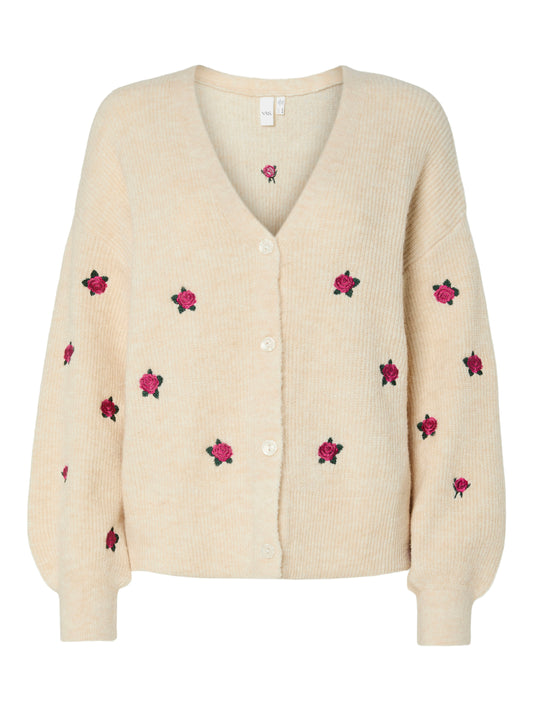 YAS FLEUR LS KNIT CARDIGAN