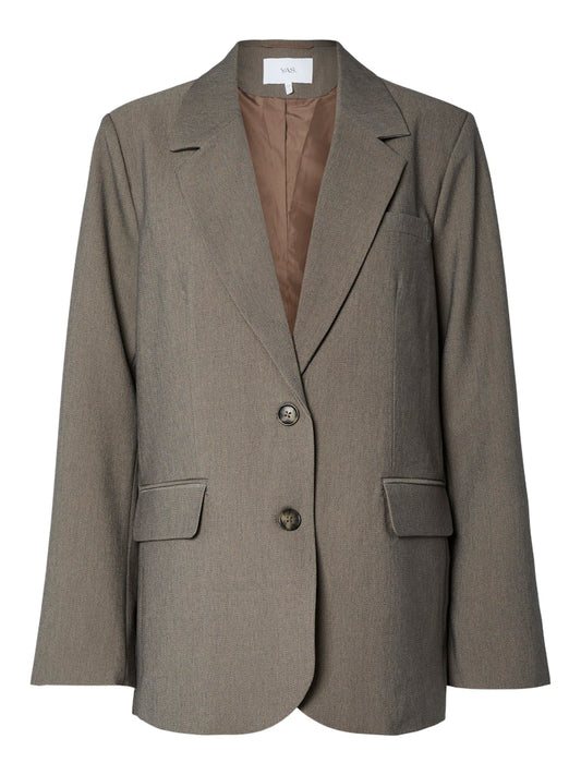 YAS REEMAJ LS BLAZER | GREY MELANGE