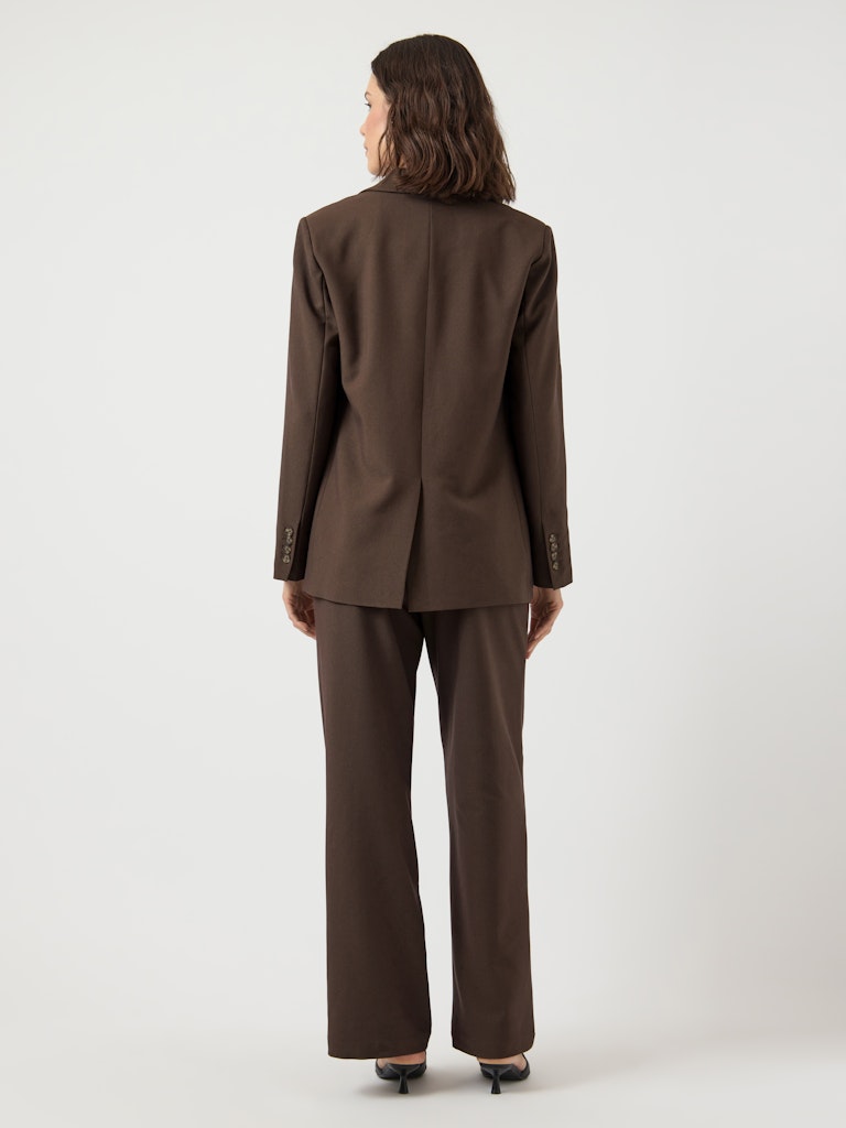 YAS REEMAJ LS BLAZER | CHOCOLATE BROWN