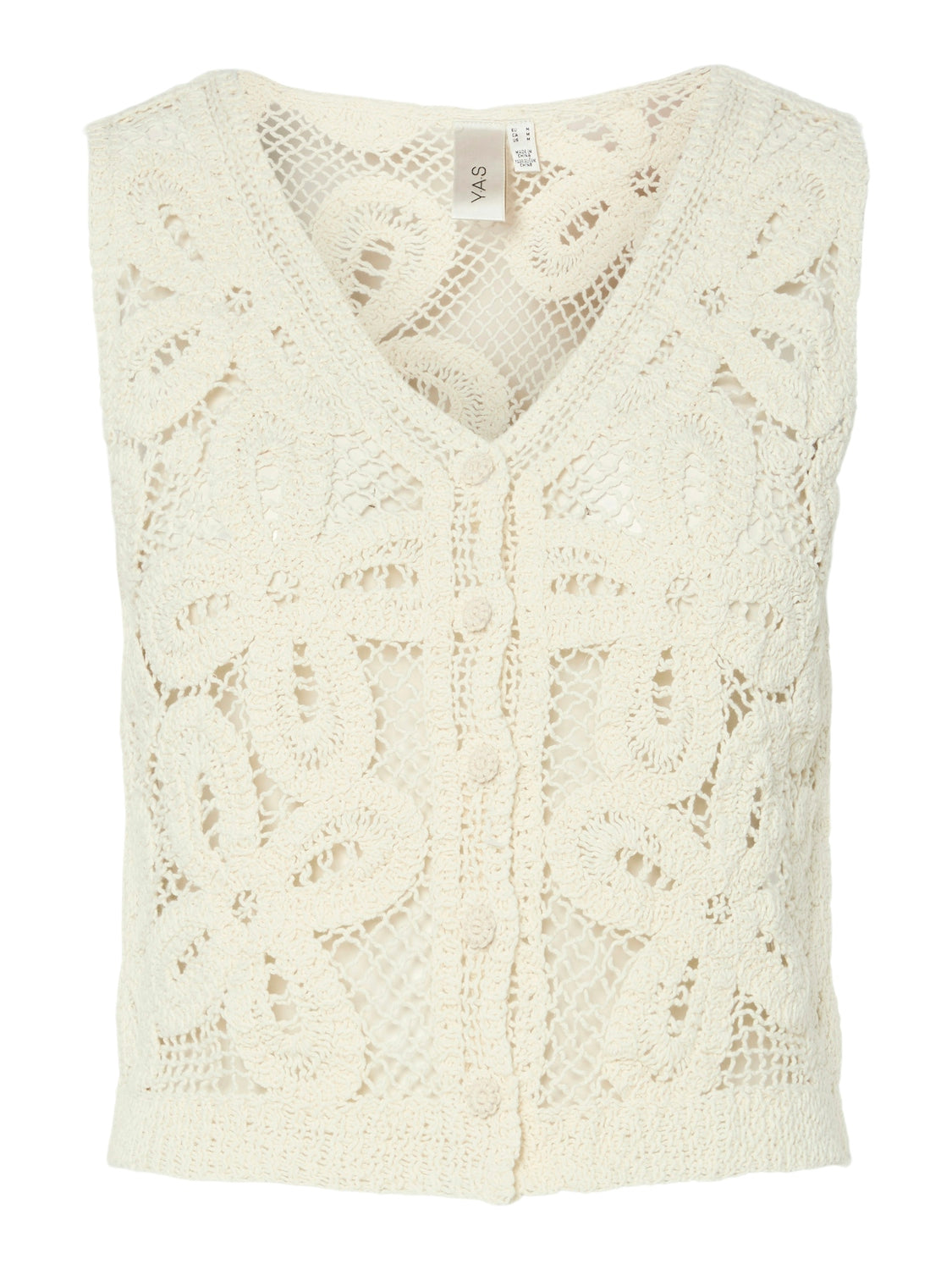 YAS ANULA CROCHET TOP