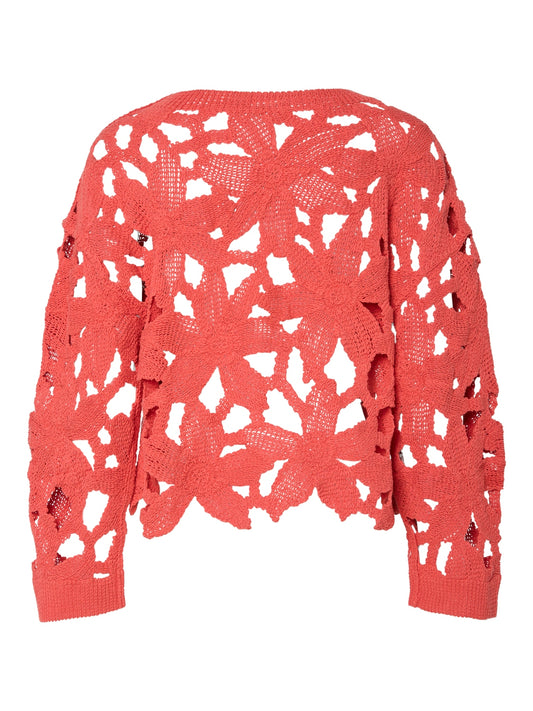YAS RUMA CHOCHET LS SHIRT