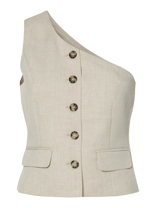 YAS TAVA ONE SHOULDER WAISTCOAT