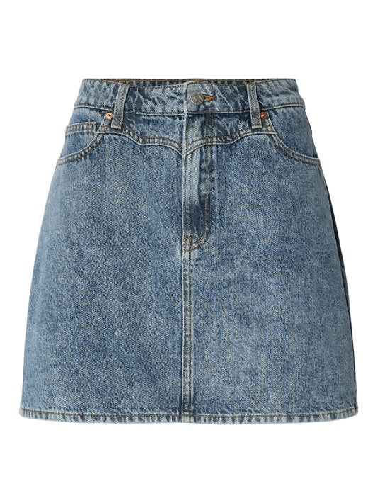 YAS AIKO HMW DENIM SKIRT