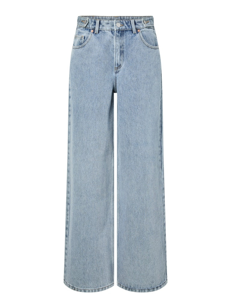 YAS ALIA MW BUTTON WIDE JEANS