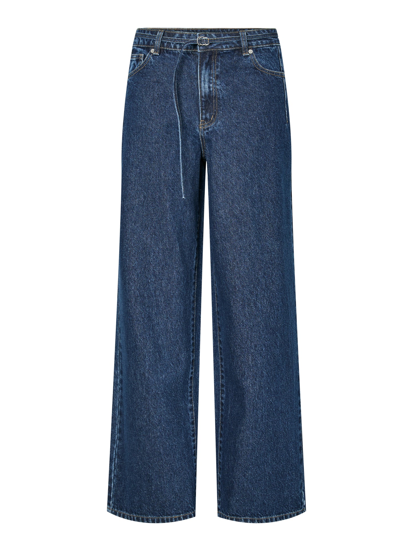 YAS ALIA BELT WIDE JEANS