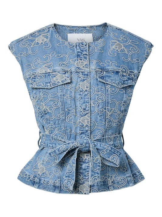 YAS KARI DENIM WAISTCOAT
