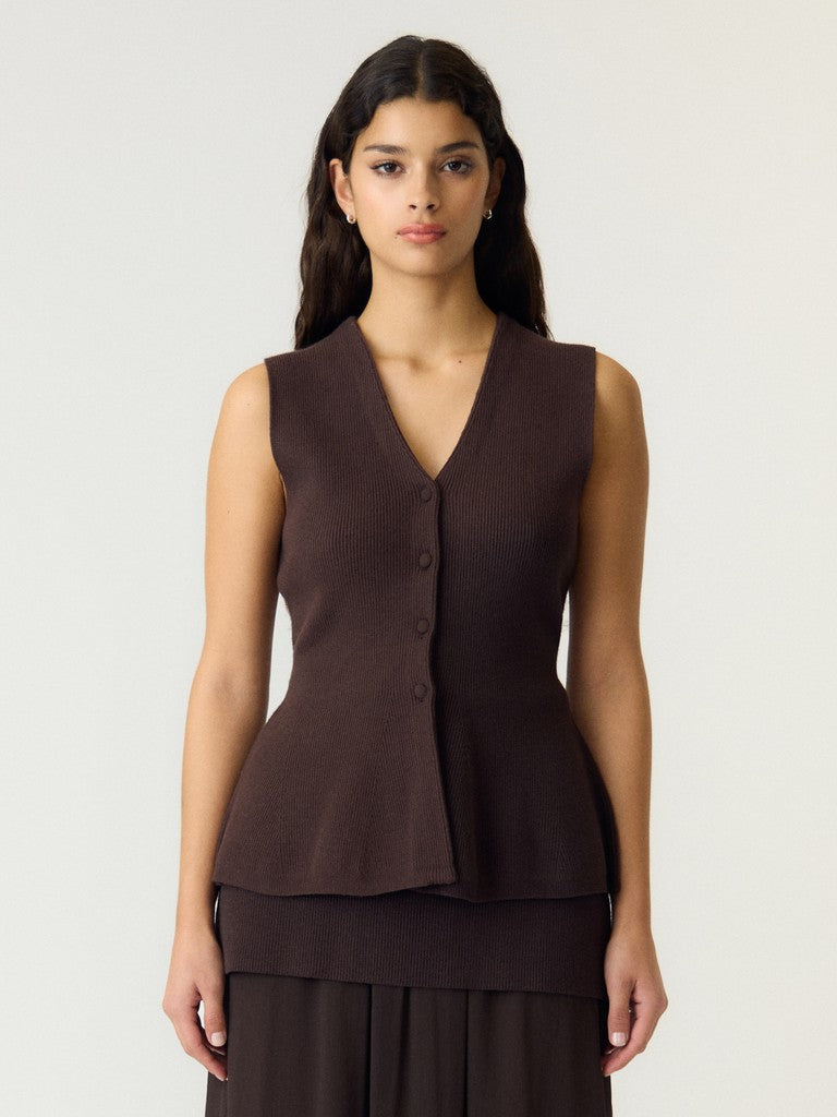 YAS BEANI SL KNIT TOP S.