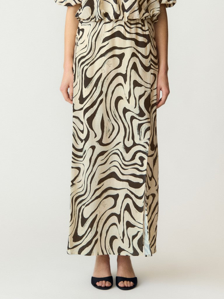 YAS OXY HW ANKLE SKIRT