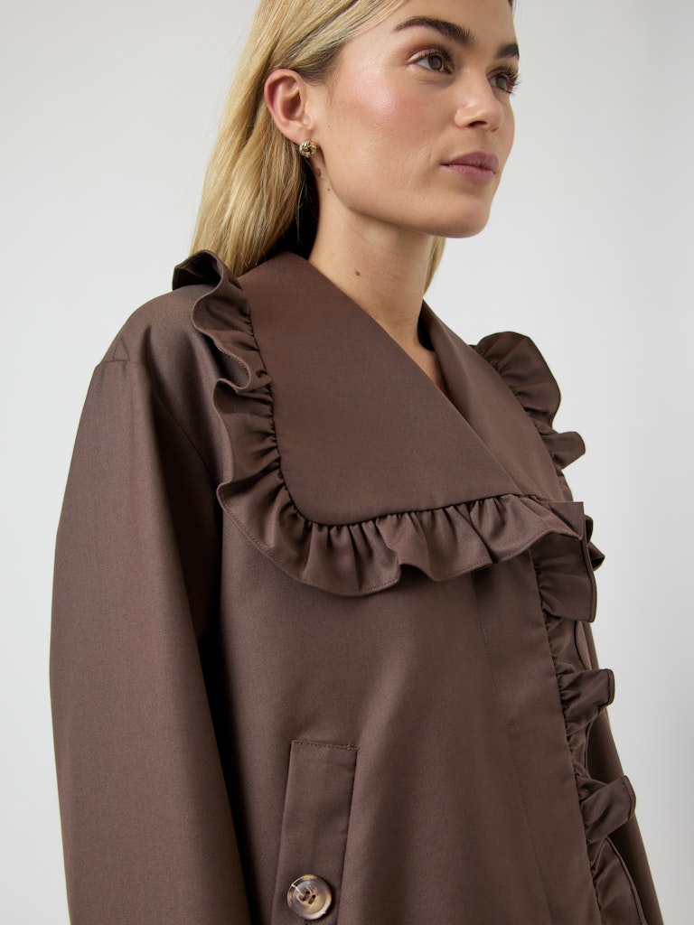 YAS ELSANA LS SHORT TRENCHCOAT