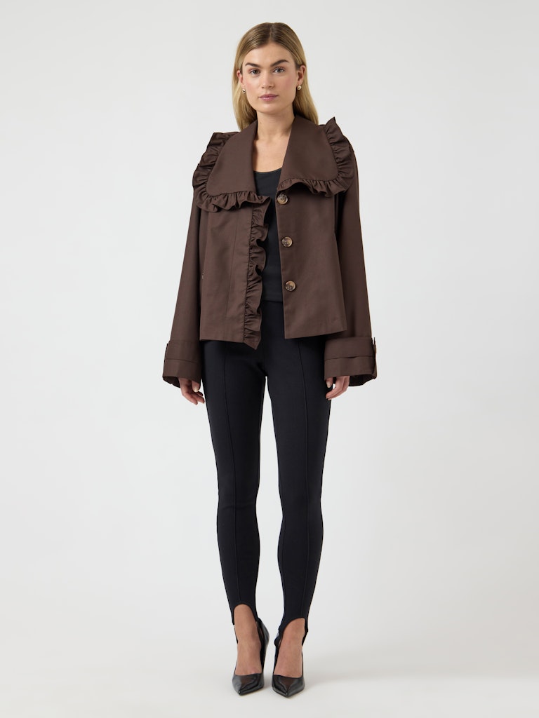 YAS ELSANA LS SHORT TRENCHCOAT