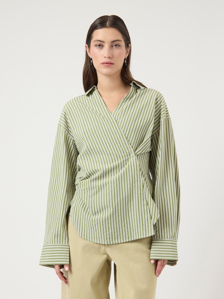 YAS AREMIA LS STRIPE SHIRT