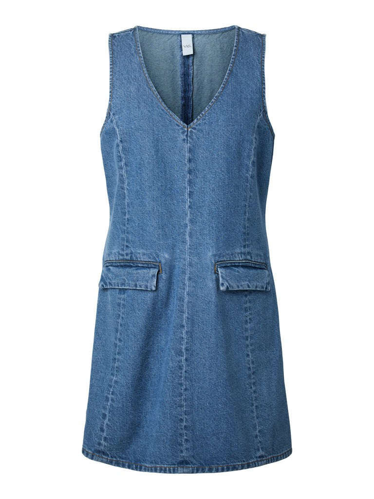 YAS MALEA DENIM SPENCER DRESS