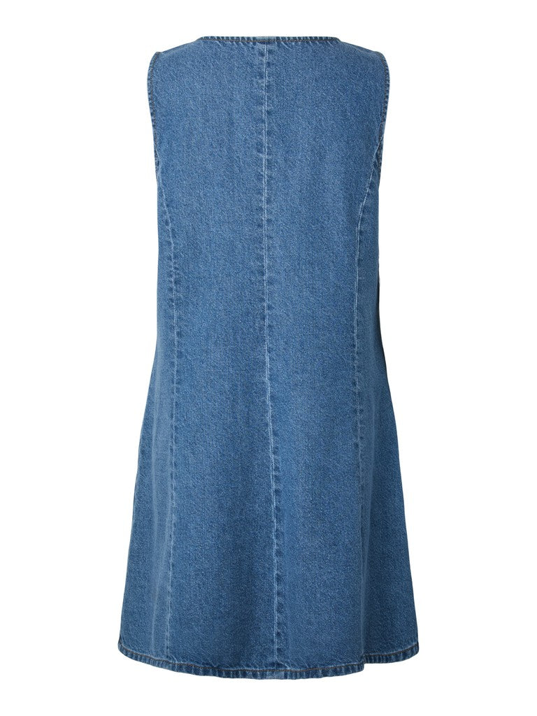 YAS MALEA DENIM SPENCER DRESS