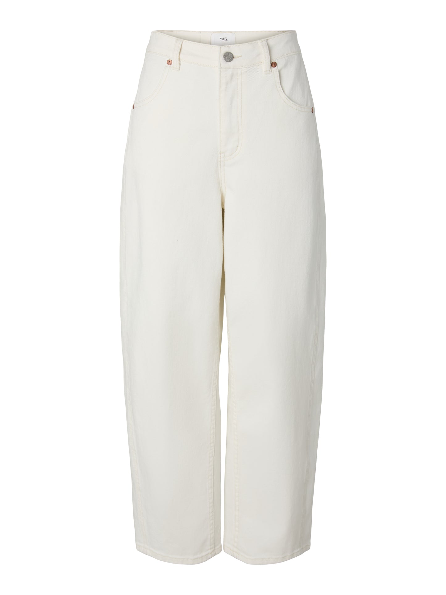 YAS LUA HW BARREL ANKLE JEANS