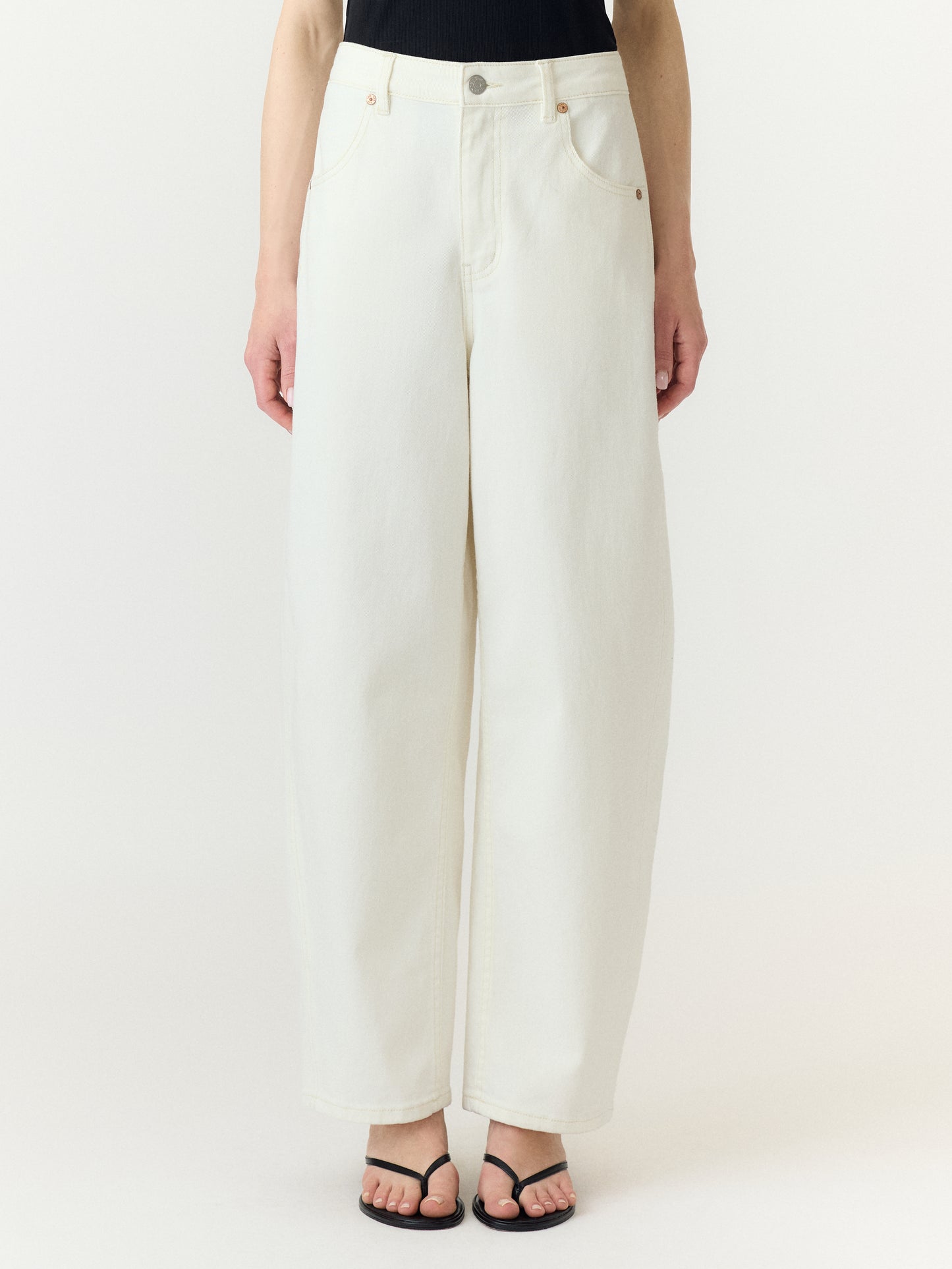 YAS LUA HW BARREL ANKLE JEANS