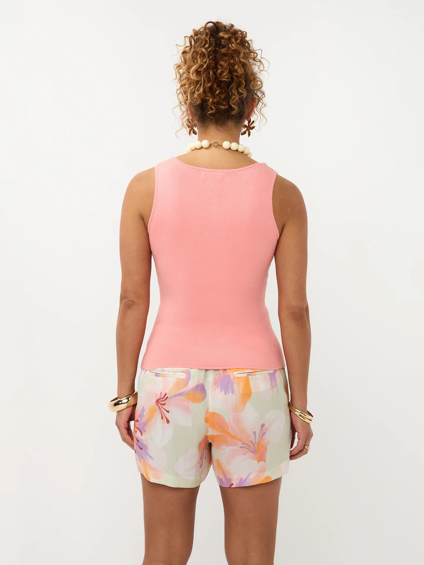 YDENCE KNITTED TOP MELLA | PEACHY PINK