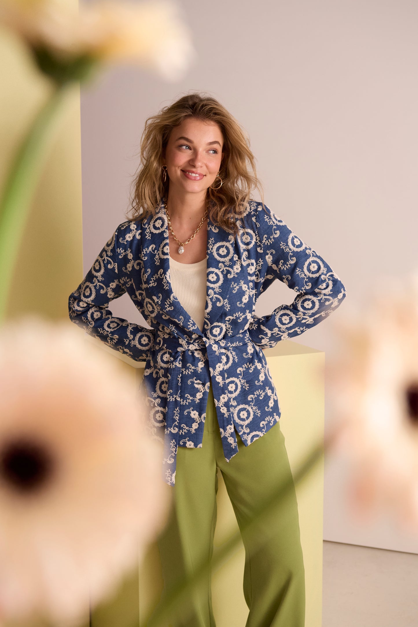 YDENCE KIMONO KELLY | DENIM BLUE