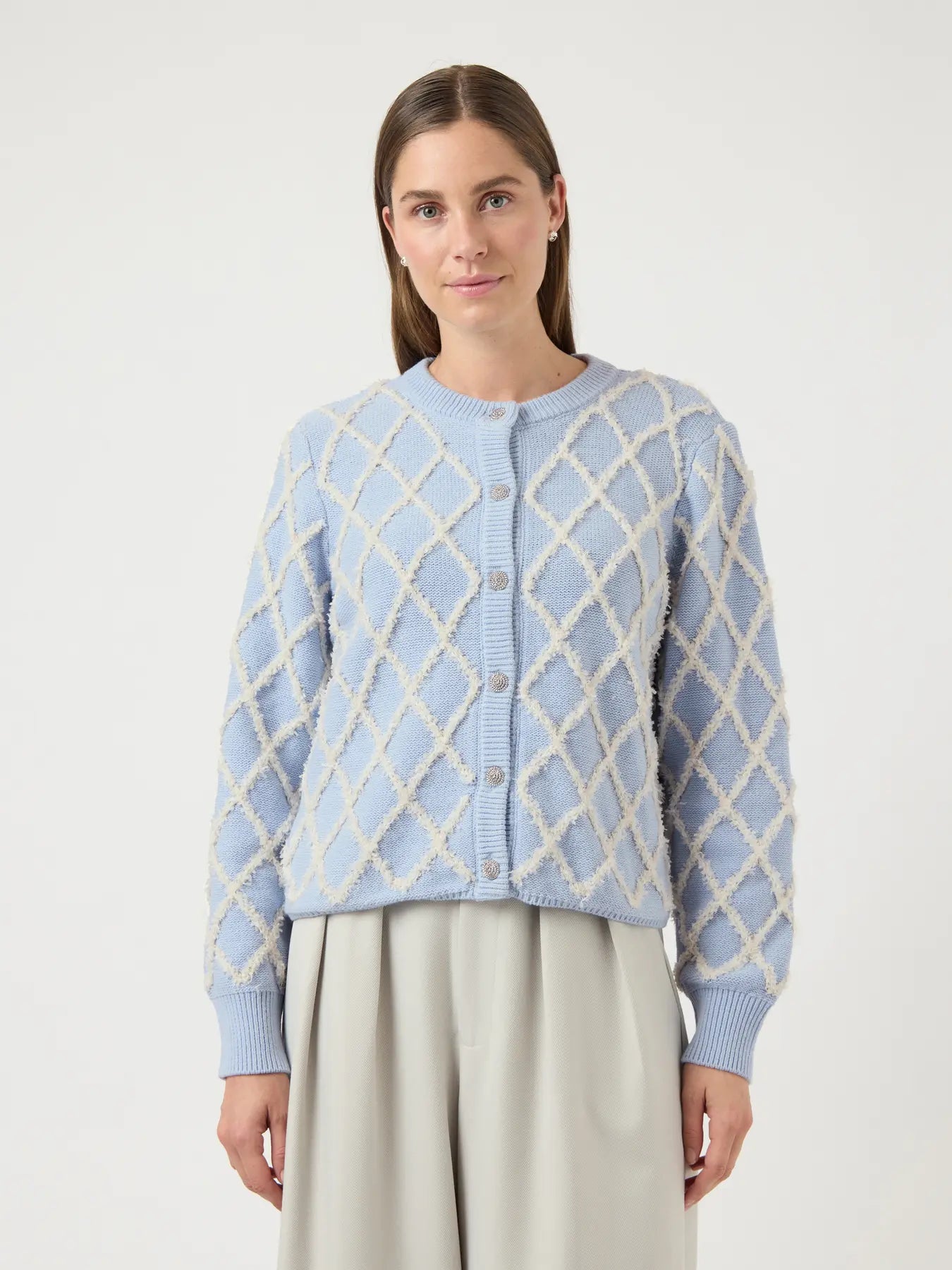 YAS ZIGLY KNIT CARDIGAN