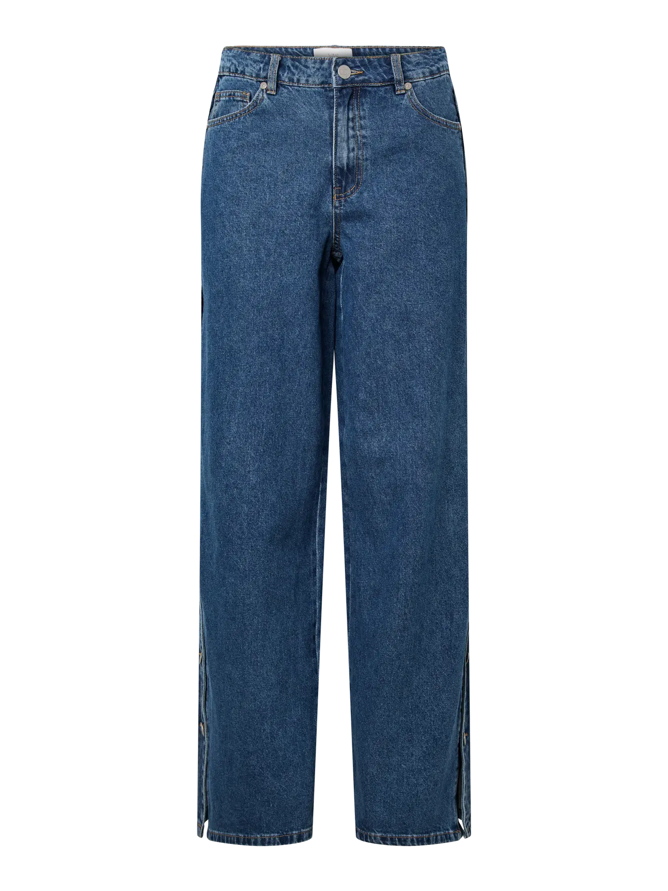YAS BREE HW BUTTON JEANS