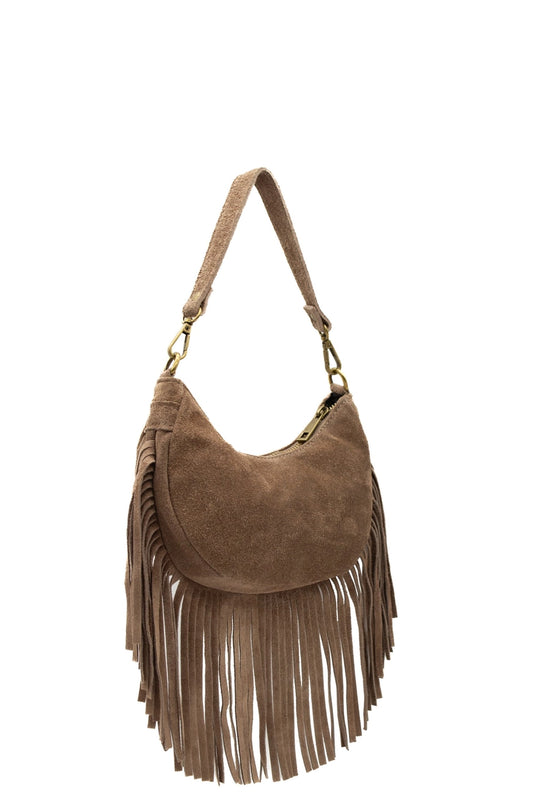 COTTON TREAT SUEDE TAS FRANJES | BRUIN