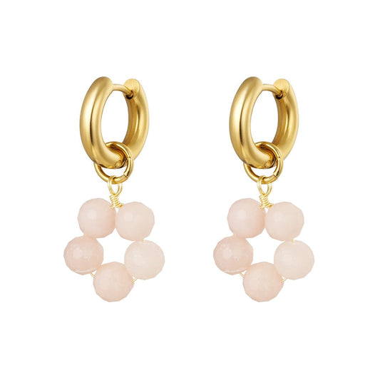 CHUNKY FLOWER EARRING