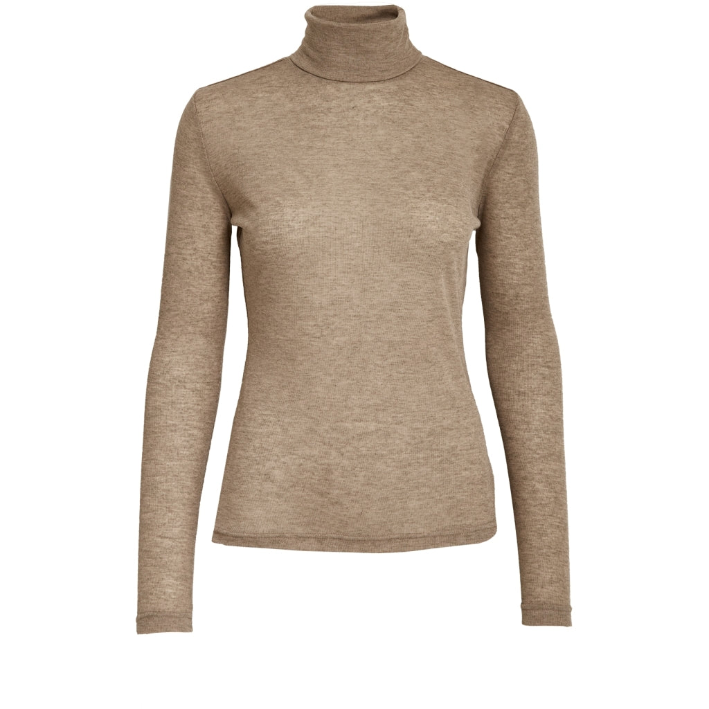 DESIRES TASSIE LONG SLEEVE T-SHIRT | SANDSHELL MELANGE